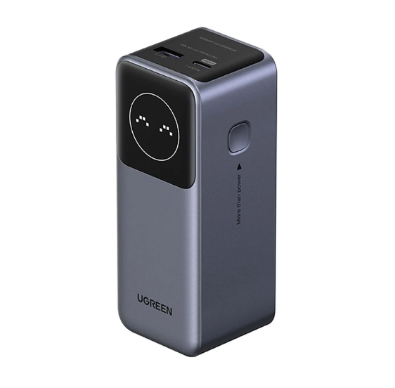 Picture of UGREEN PB724 (35526B) Gray 12000mAh 100W Fast Charging Power Bank with Digital Display