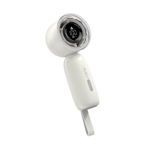 Picture of Vyvylabs Babbit Gray Rechargeable Handheld Fan #VKH01-WH (5W, 3000mAh)
