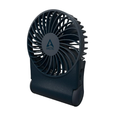 Picture of Arctic Summair 2GO Dark Blue Rechargeable Pocket Fan with Stand #AEBRZ00028A (5W, 5000mAh)