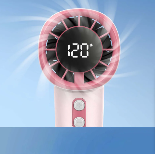 Picture of Fantech PAC5 Blue Rechargeable Handheld Fan (3.7V, 3000mAh)