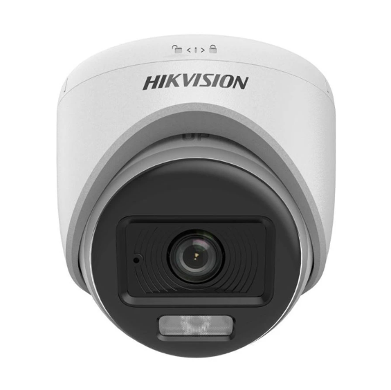 Picture of Hikvision DS-2CE70DF0T-LPFS/S (2.8mm) (2.0MP) Smart Hybrid Light with ColorVu Indoor Fixed Turret CC Camera