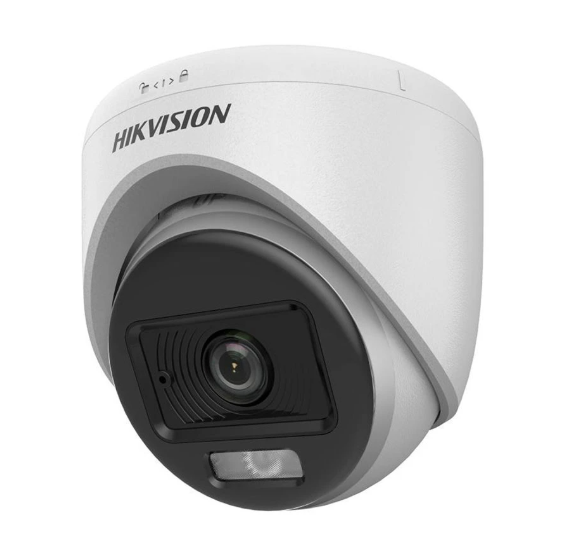 Picture of Hikvision DS-2CE70DF0T-LPFS/S (2.8mm) (2.0MP) Smart Hybrid Light with ColorVu Indoor Fixed Turret CC Camera