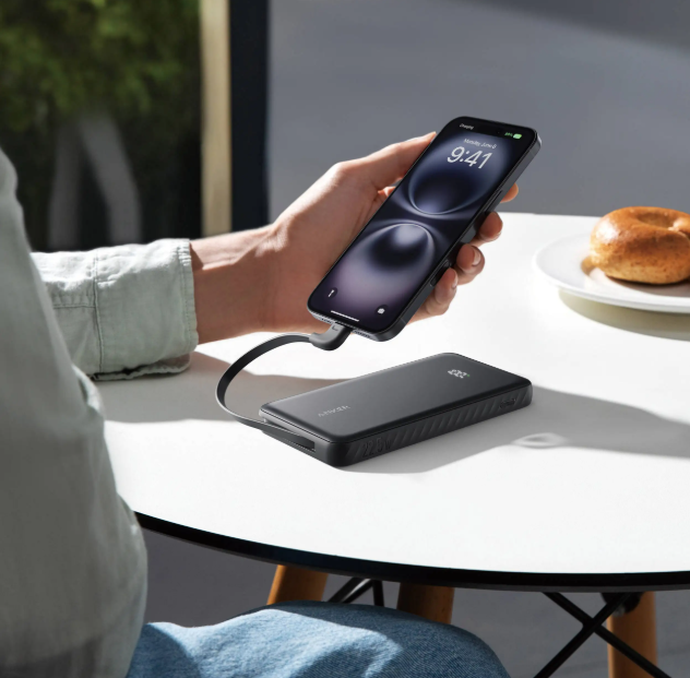 Picture of Anker Zolo 10000mAh Black 22.5W Power Bank with Digital Display