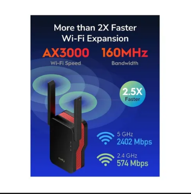 Picture of Cudy RE3000 AX3000Mbps Dual Band Wi-Fi 6 Range Extender