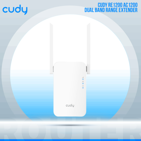 Picture of Cudy RE1200 AC1200Mbps Dual Band Mesh Wi-Fi Range Extender