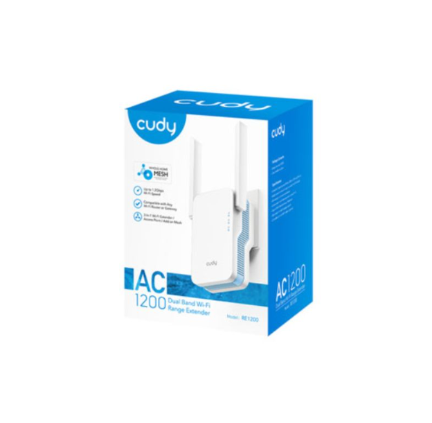 Picture of Cudy RE1200 AC1200Mbps Dual Band Mesh Wi-Fi Range Extender