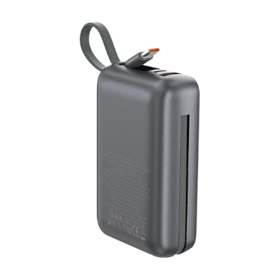 Picture of WIWU AS-182 Dual Cable 20000mAh Gray 45W Power Bank with Digital Display