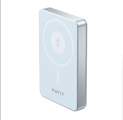 Picture of Havit PB5219 10000mAh Blue 20W MagSafe Qi Wireless Power Bank