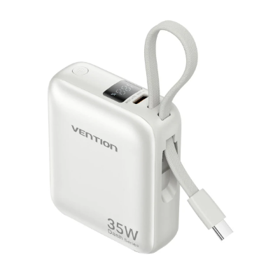 Picture of Vention FHEH0 10000mAh 35W Gray Power Bank with Digital Display