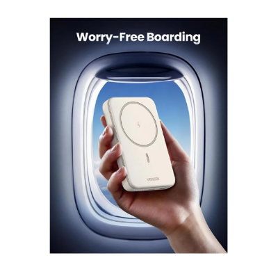 Picture of UGREEN PB561 10000mAh Off-White 20W MagSafe Qi Wireless Power Bank
