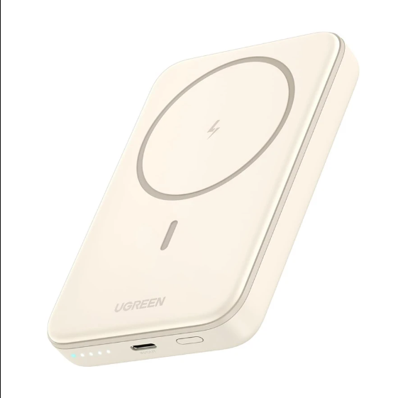 Picture of UGREEN PB561 10000mAh Off-White 20W MagSafe Qi Wireless Power Bank