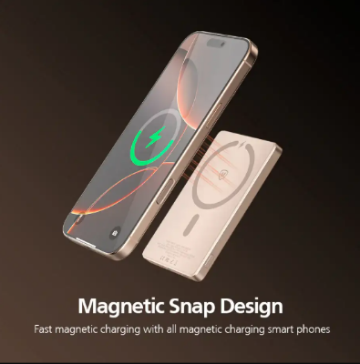 Picture of Micropack WPB-10S 10000mAh Black 20W Magnetic Wireless Charging Power Bank