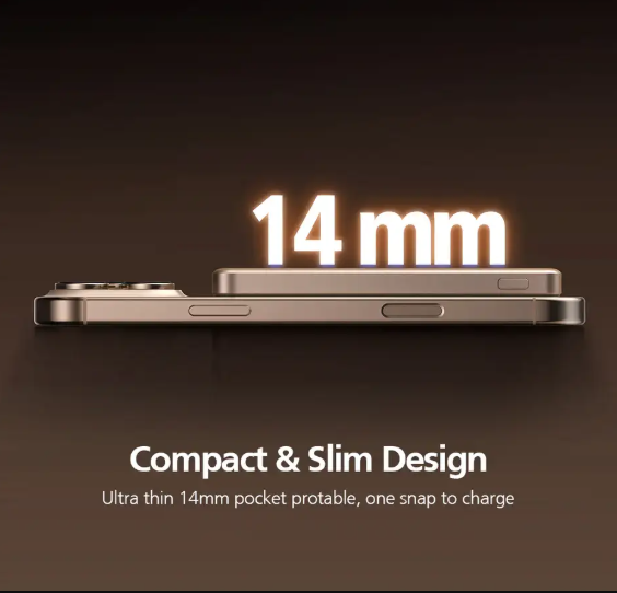 Picture of Micropack WPB-10S 10000mAh Black 20W Magnetic Wireless Charging Power Bank