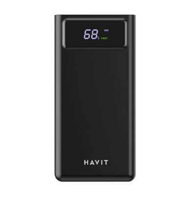 Picture of Havit PB56 40000mAh Black 18W Power Bank with LED Smart Display