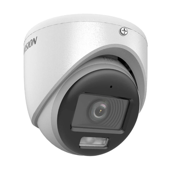 Picture of Hikvision DS-2CE70DF0T-LMFS (2.8mm) (2.0MP) Smart Hybrid Light ColorVu Fixed Turret CC Camera