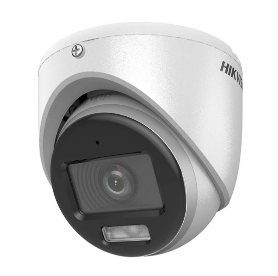 Picture of Hikvision DS-2CE70DF0T-LMFS (2.8mm) (2.0MP) Smart Hybrid Light ColorVu Fixed Turret CC Camera