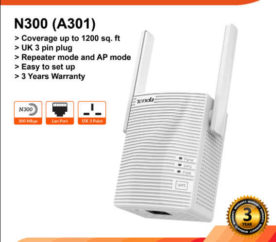 Picture of Tenda A301 300Mbps WiFi