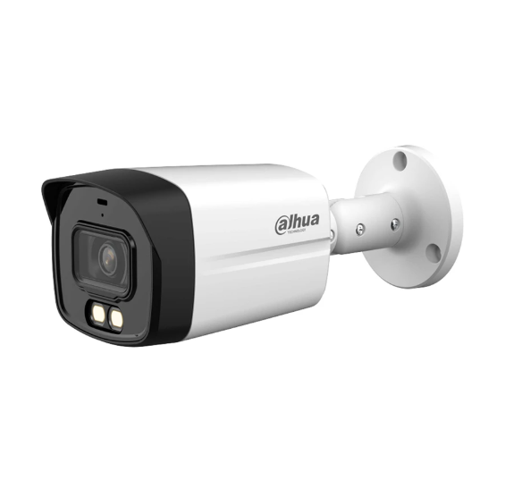 Picture of Dahua DH-HAC-HFW1209TLMP-IL-A (3.6mm) (2.0MP) Smart Dual Light HDCVI Fixed Bullet CC Camera (Built in Audio)