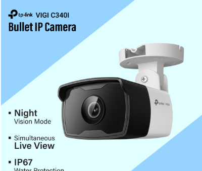 Picture of TP-Link VIGI C340I (2.8mm) (4.0MP) Outdoor Bullet IP Camera