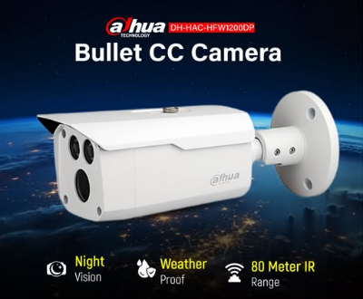 Picture of Dahua DH-HAC-HFW1200DP (3.6mm) (2.0MP) Bullet CC Camera
