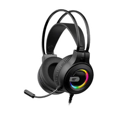 Picture of Havit Gamenote H2040d Wired Black RGB Gaming Headphone