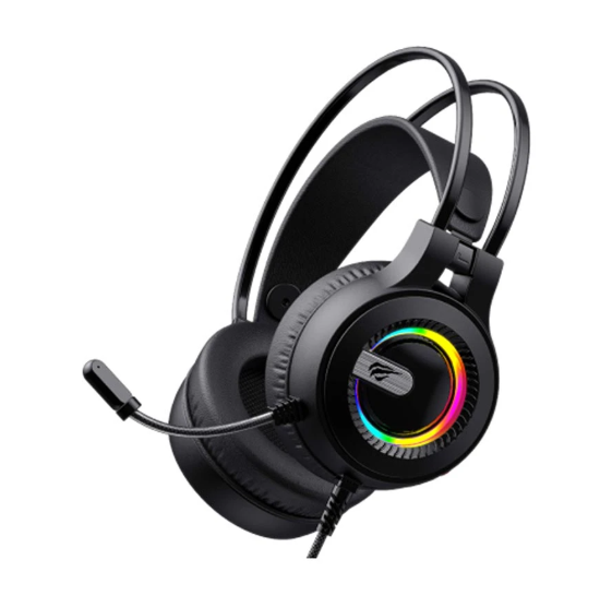Picture of Havit Gamenote H2040d Wired Black RGB Gaming Headphone