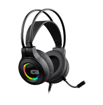 Picture of Havit Gamenote H2040d Wired Black RGB Gaming Headphone
