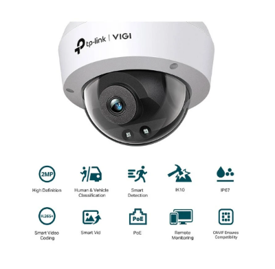 Picture of TP-Link VIGI C220I V1 (2.8mm) (2.0MP) IR Dome IP Camera
