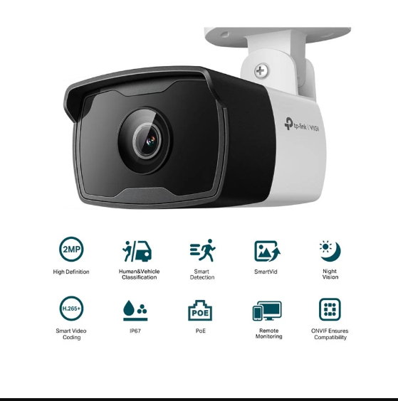 Picture of TP-Link VIGI C320I (4mm) (2.0MP) Outdoor Bullet IP Camera