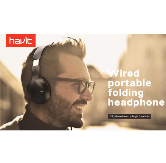 Picture of Havit HV-H100d Black Wired Headphone