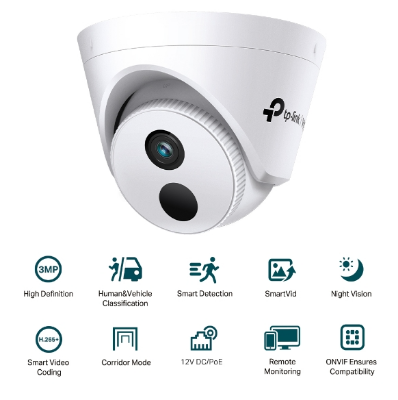 Picture of TP-Link VIGI C430I (2.8mm) (3.0MP) Turret Dome IP Camera
