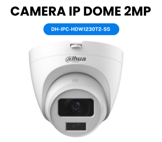 Picture of Dahua DH-IPC-HDW1230T2-S5 (2.8mm) (2.0MP) Dome IP Camera