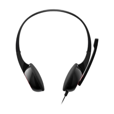 Picture of Havit H202d 3.5mm Double Plug Wired Black Headphone for Computer