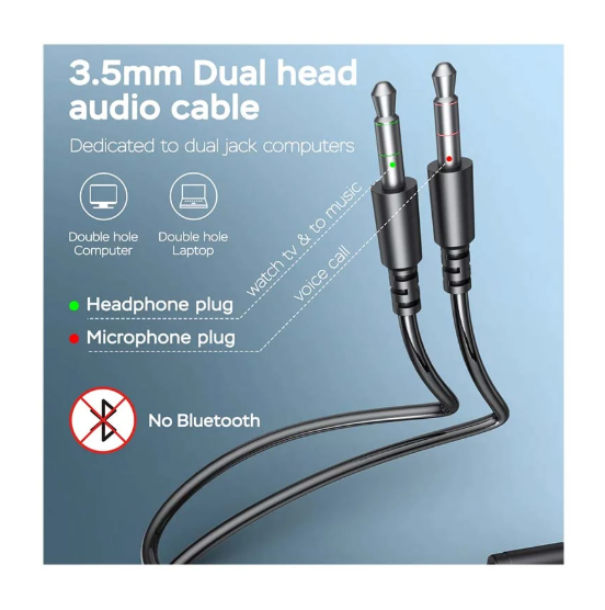 Picture of Rapoo H101 Black Wired Stereo Headphone
