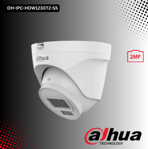 Picture of Dahua DH-IPC-HDW1230T2-S5 (2.8mm) (2MP) Eyeball Dome IP Camera