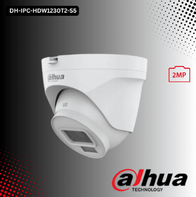 Picture of Dahua DH-IPC-HDW1230T2-S5 (2.8mm) (2MP) Eyeball Dome IP Camera