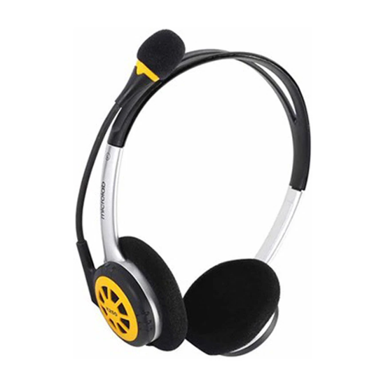 Picture of Microlab K250 Super Stereo Wired Black & Silver Headphone
