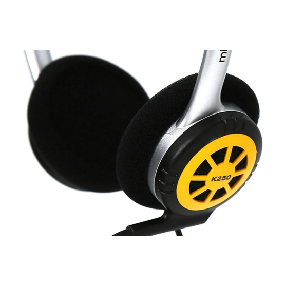 Picture of Microlab K250 Super Stereo Wired Black & Silver Headphone