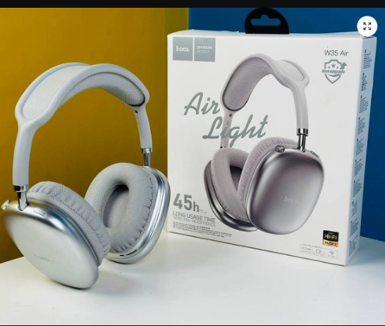 Picture of Hoco W35 Air Silver Bluetooth Headphone
