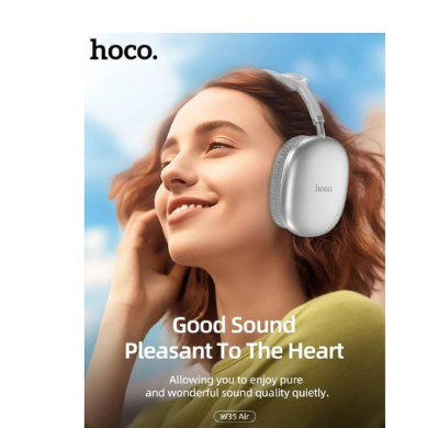 Picture of Hoco W35 Air Silver Bluetooth Headphone