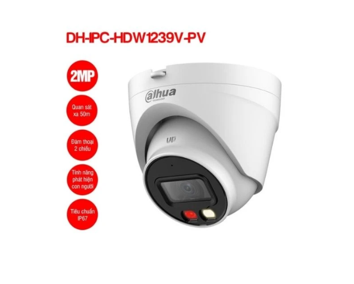 Picture of Dahua DH-IPC-HDW1239V-PV Smart Dual Light Dome IP Camera