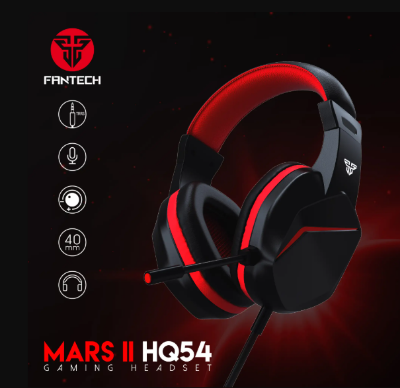 Picture of Fantech HQ54 Mars II Wired Black-Red Gaming Headphone
