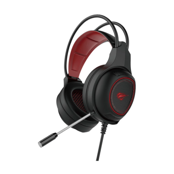Picture of Havit HV-H2239D 3.5mm Audio Jack+USB Black-Red Gaming Headphone
