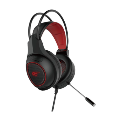 Picture of Havit HV-H2239D 3.5mm Audio Jack+USB Black-Red Gaming Headphone