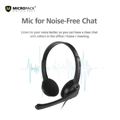 Picture of Micropack MHP-01 Black Wired Headphone
