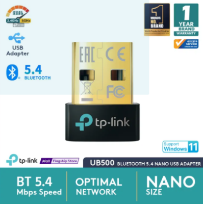 Picture of TP-Link UB500 Bluetooth 5.4 Nano USB Adapter টিপি-লিঙ্ক ইউবি৫০০ ব্লুটুথ ৫.৪ ন্যানো ইউএসবি অ্যাডাপ্টার