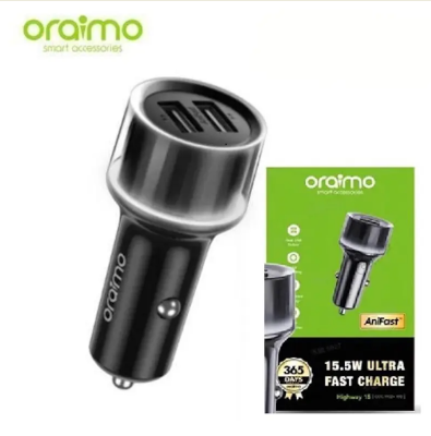 Picture of Oraimo Highway 15 Car Charger (OCC-1152D)- Black