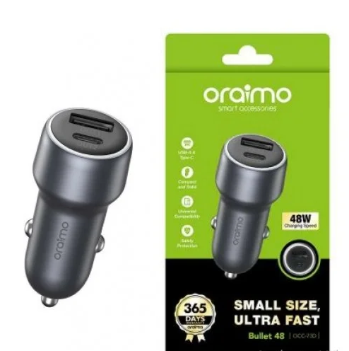 Picture of Oraimo Car Charger OCC-73D Dark Chrome