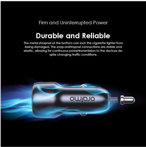 Picture of Oraimo Car Charger OCC-73D Dark Chrome
