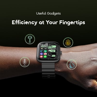 Picture of Oraimo Watch 6 Smart Watch OSW-807 with 2.04 Inch Display and Zinc Alloy Body Frame